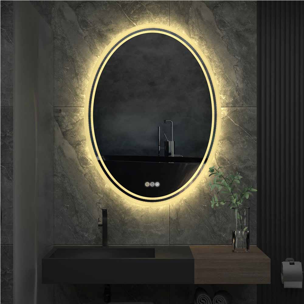 Smart Touch LED Oval Mirror MA-137