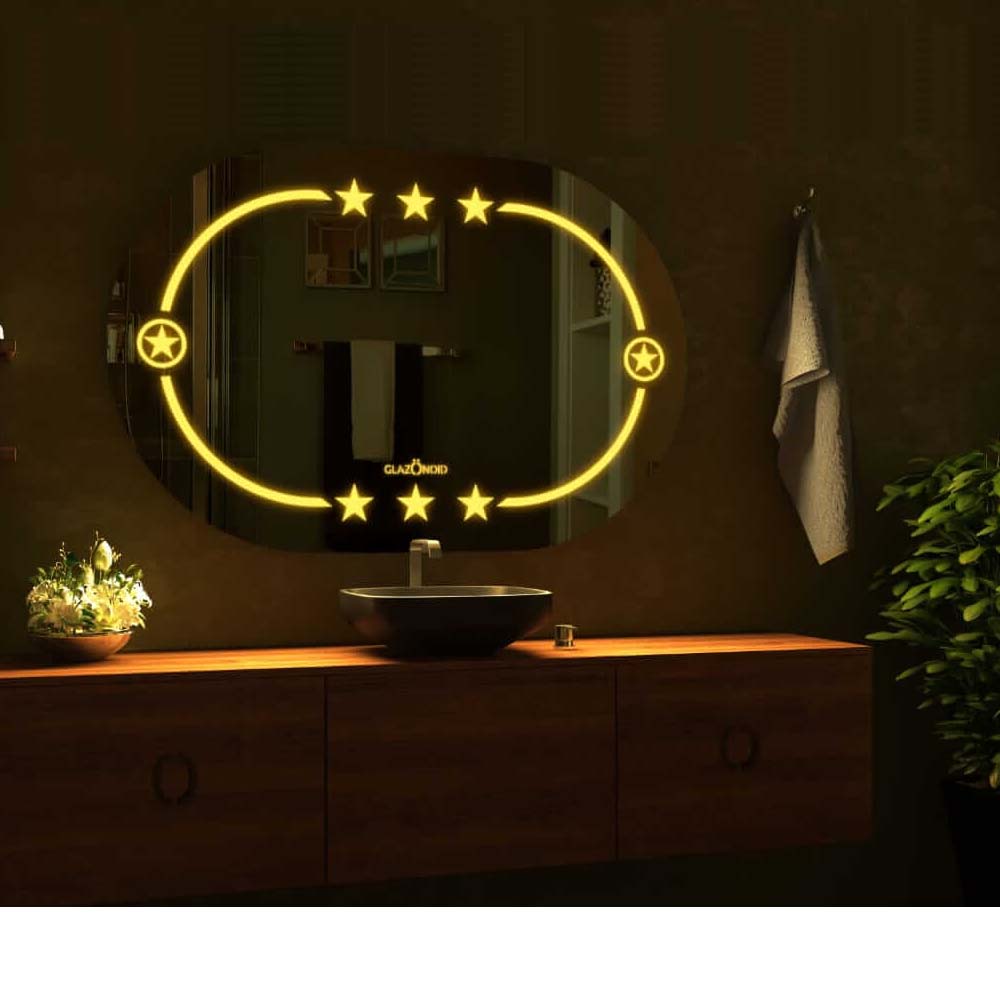 Smart Touch LED Oval Mirror MA-152