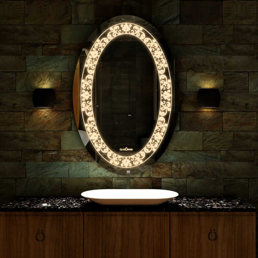 Smart Touch LED Oval Mirror MA-147