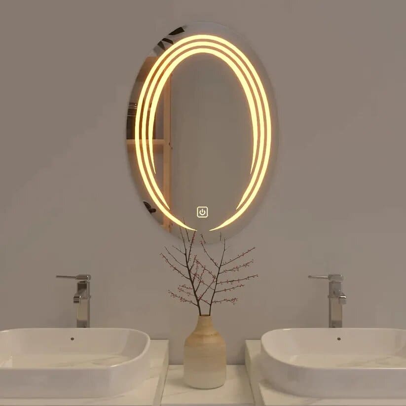 Smart Touch LED Oval Mirror MA-141