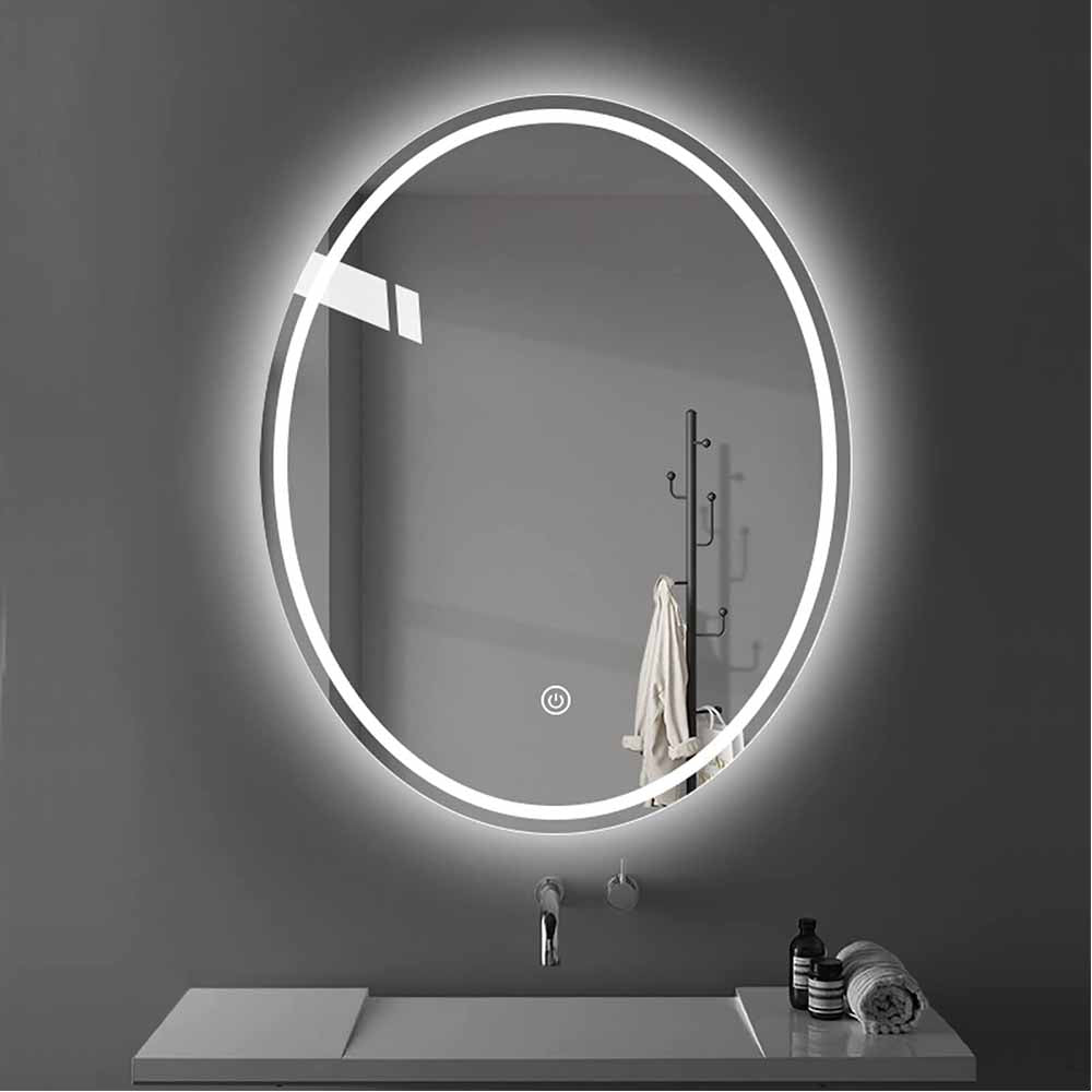 Smart Touch LED Oval Mirror MA-139