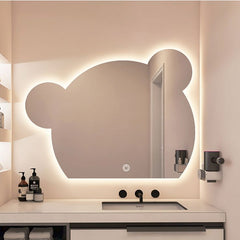 Smart Touch LED Bear Mirror